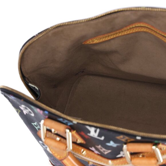 Louis Vuitton x Murakami Alma Monogram Multicolor Handbag Black - Picture 8 of 8